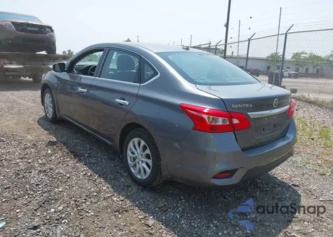 2018 Nissan Sentra Sv из США, поврежденный, VIN 3N1AB7AP8JL639298
